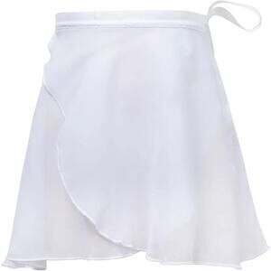 Daydance Women Ballet Skirts Adult Sheer Chiffon XL White
